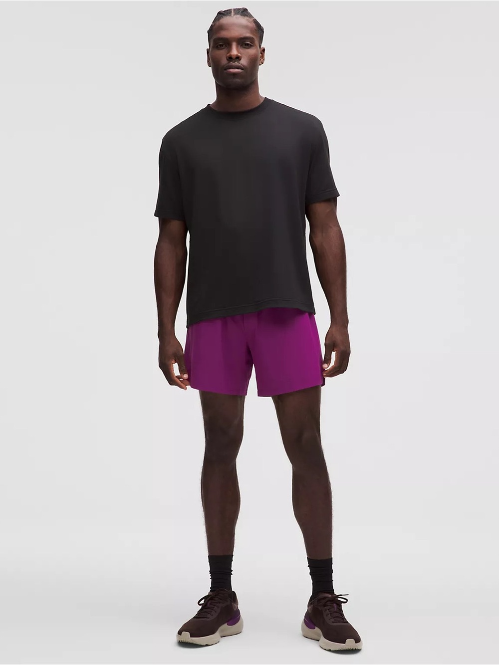 Lululemon Mile Maker Ripstop Lined Short 6" - Chilled Grape - Large